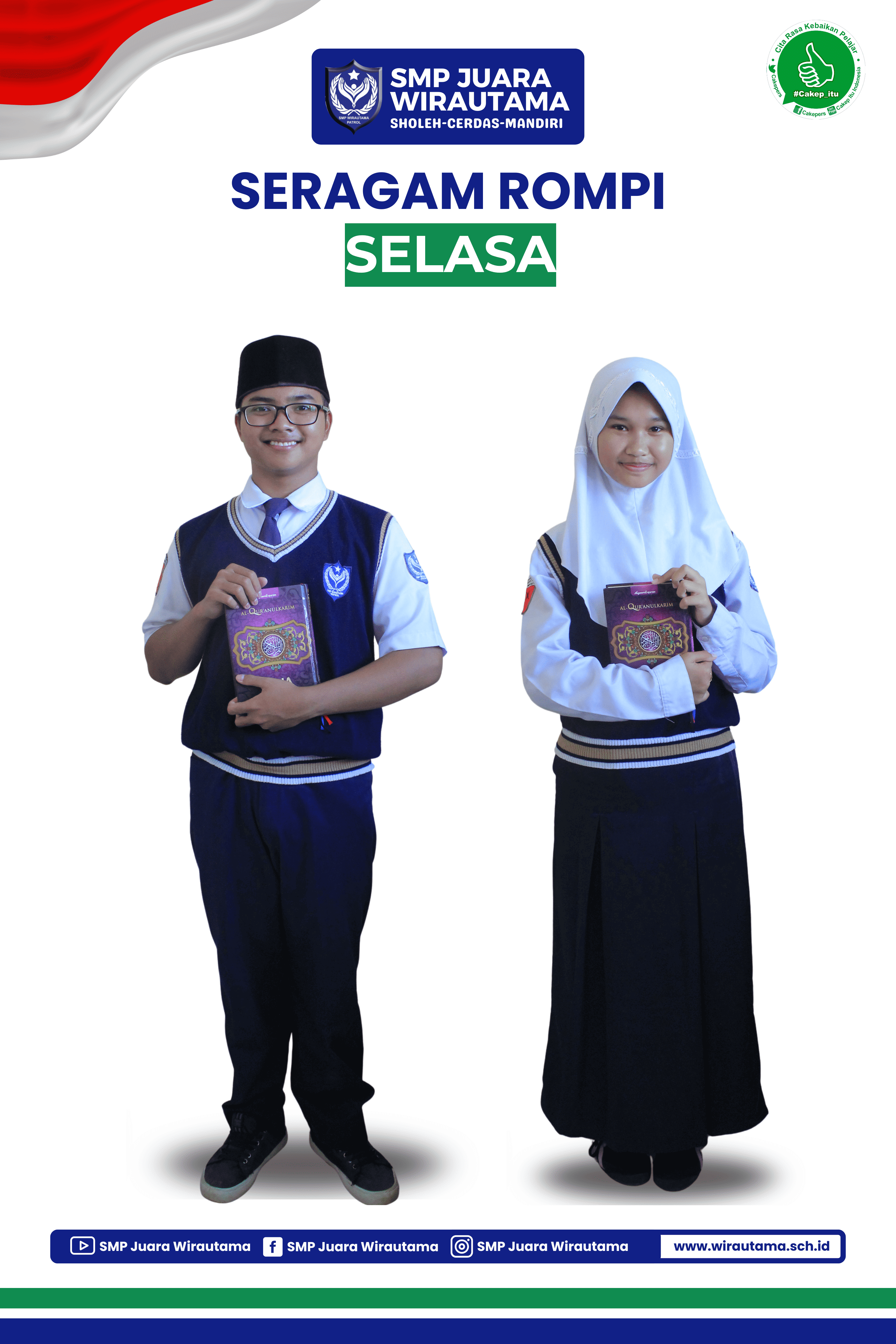 Seragam Putri Senin